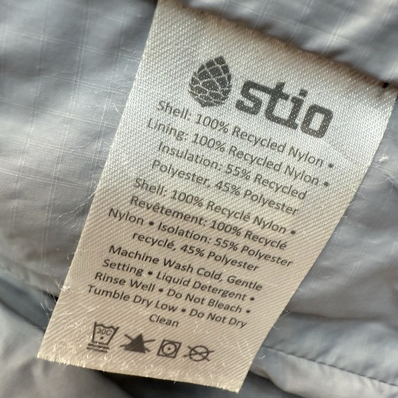 Stio Puffer Jacket Kids 6 Red Orange Zip Jackson Hole Wyoming $149 - Picture 10 of 11